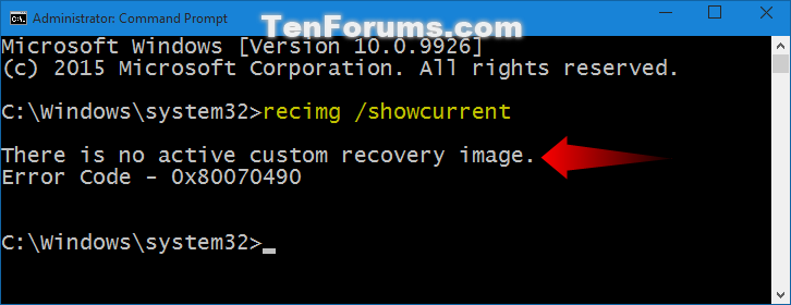 Show Current Refresh Custom Recovery Image in Windows 10-no_active_custom_recovery_image.png