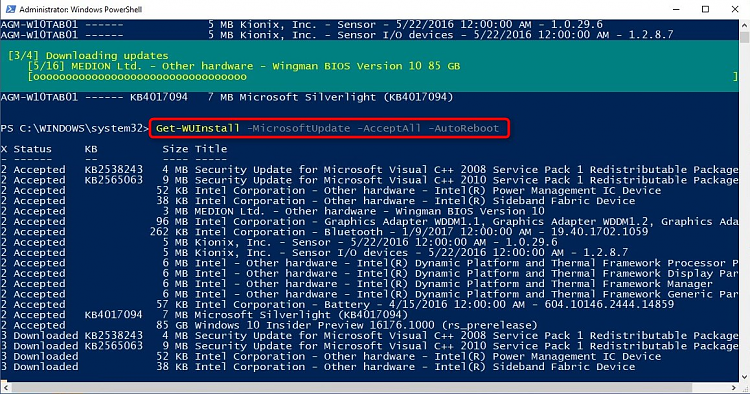 Update And Upgrade Windows 10 Using Powershell Tutorials