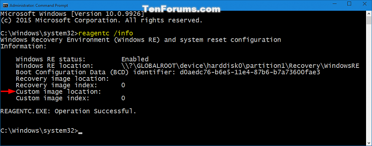 Show Current Refresh Custom Recovery Image in Windows 10-reagentc-2.png