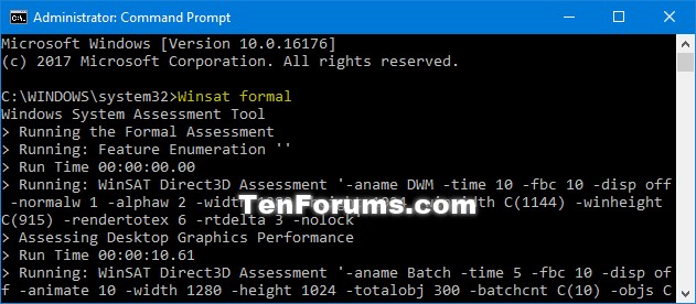 Get Windows Experience Index (WEI) Score in Windows 10-winsat_formal_command-1.jpg