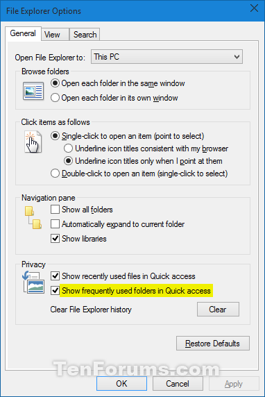 Add or Remove Frequent folders from Quick access in Windows 10-file_explorer_options.png