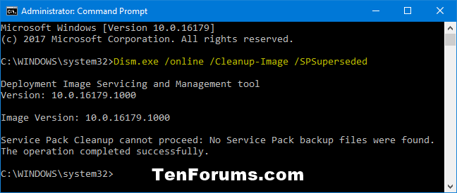 Clean Up Component Store (WinSxS folder) in Windows 10-spsuperseded_command.png