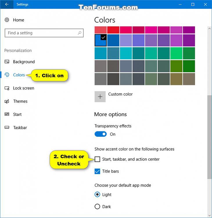 Turn On or Off Start, Taskbar, and Action Center Color in Windows 10-show_color_on_start_taskbar_action_center.jpg