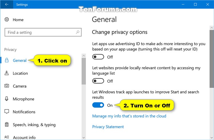 Turn On or Off App Launch Tracking in Windows 10-let_windows_track_app_launches-1.jpg
