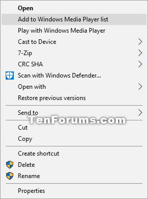 Remove Add to Windows Media Player list Context Menu in Windows 10-add_to_windows_media_player_list.png