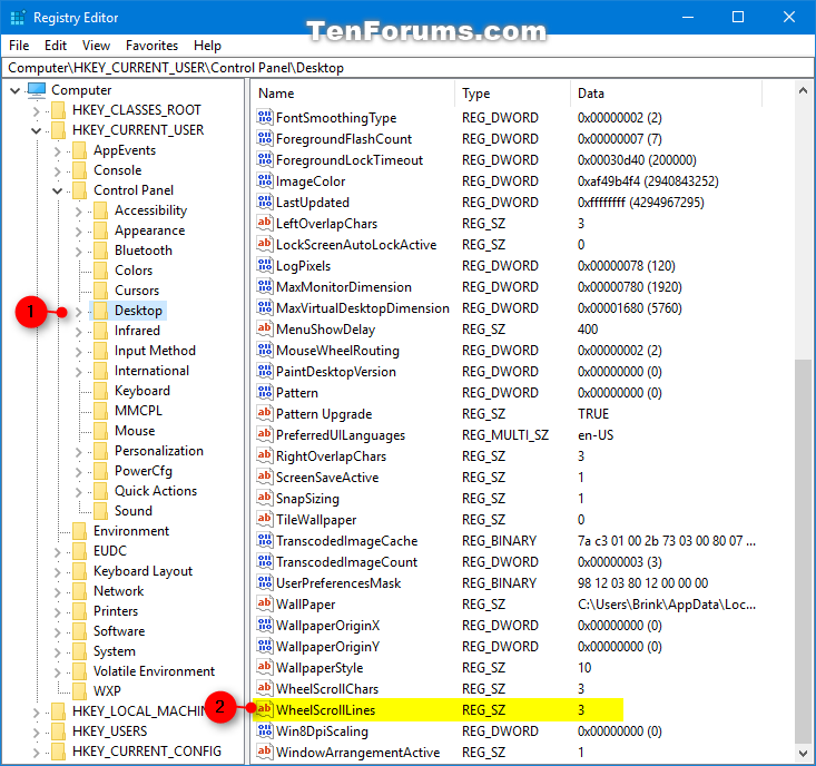 Change Mouse Scroll Speed in Windows 10-wheelscrolllines_regedit-1.png