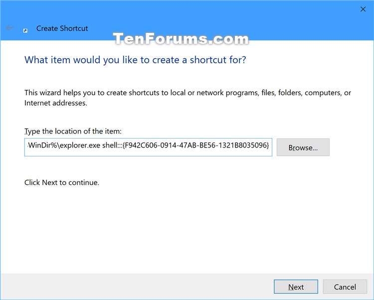 Create Storage Spaces Shortcut in Windows 10-shortcut-1.jpg