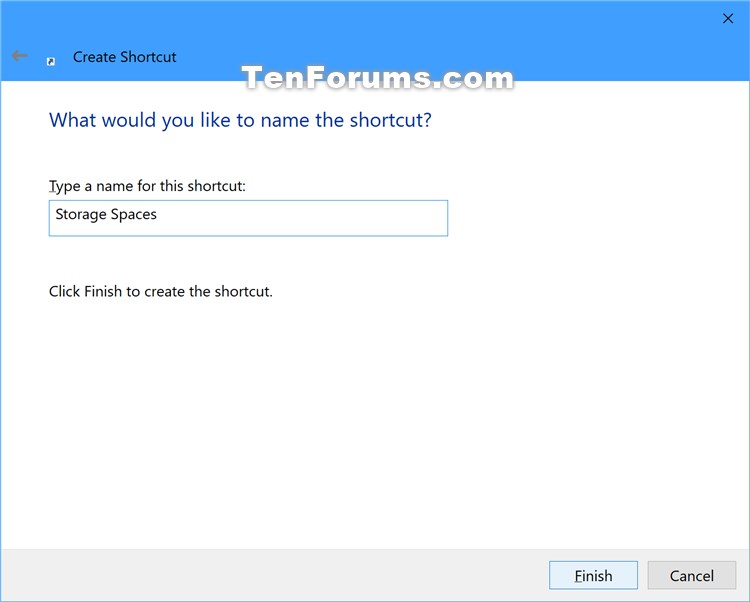 Create Storage Spaces Shortcut in Windows 10-shortcut-2.jpg