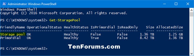 Upgrade Storage Pool for Storage Spaces in Windows 10-upgrade_storage_pool_powershell-1.jpg