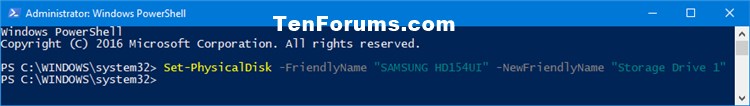 Rename Physical Drive in Storage Pool for Storage Spaces in Windows 10-rename_physical_drives_in_storage_pool-_powershell_2.jpg