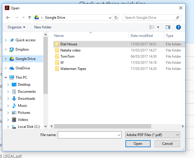 map google drive windows 10