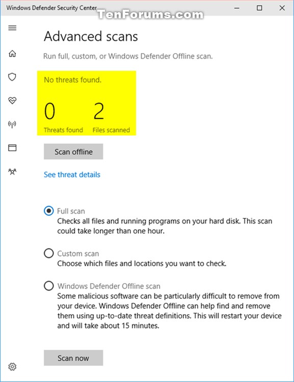 How to Scan with Windows Defender Antivirus in Windows 10-scan_with_windows_defender-2.jpg