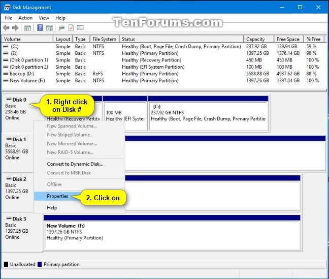 Check if Disk is MBR or GPT in Windows Hardware & Drivers Windows 10 Forums