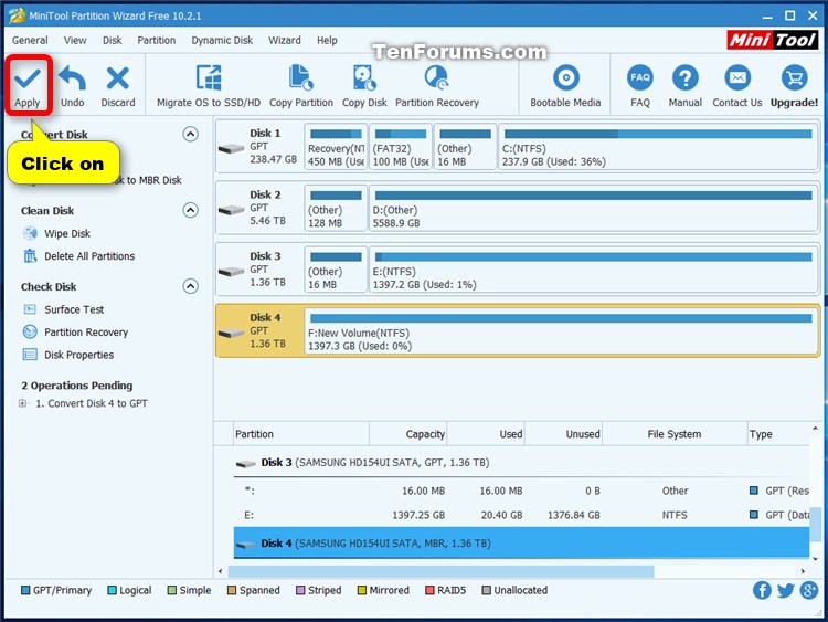 Convert MBR Disk to GPT Disk in Windows 10-mbr_to_gpt-minitool_partition_wizard_free-3.jpg