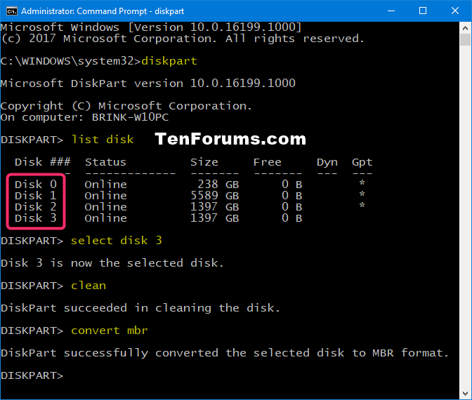 Convert GPT Disk to MBR Disk in Windows 10-gpt_to_mbr-command.png