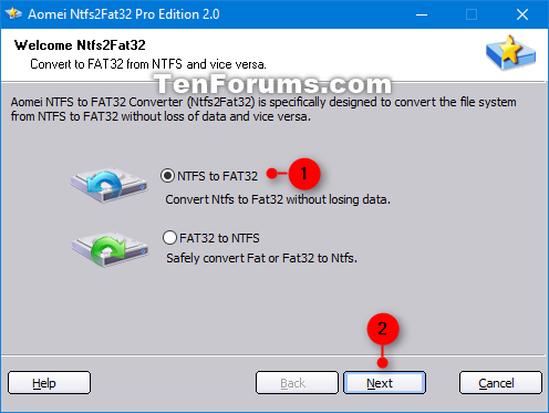 Convert Ntfs To Fat Without Data Loss In Windows Tutorials