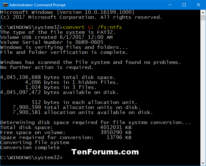 Convert FAT32 to NTFS without Data Loss in Windows-fat32_to_ntfs_command.png