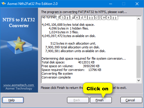 Convert FAT32 to NTFS without Data Loss in Windows-aomei_ntfs2fat32-7.png