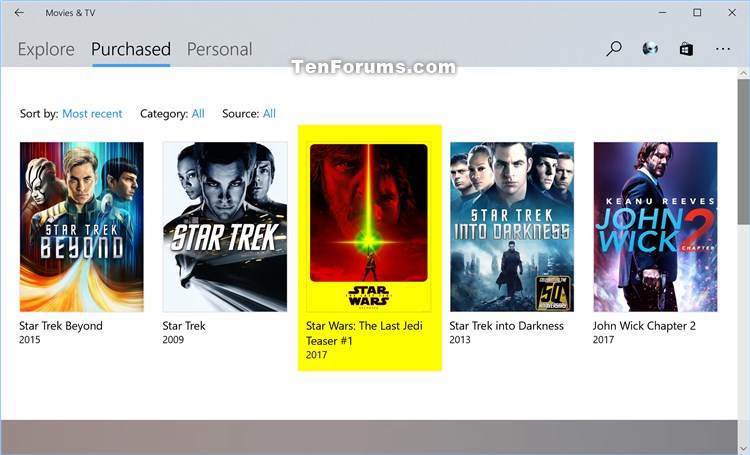 Restore Available Video Purchases in Movies &amp; TV app in Windows 10-movies-tv_restore_my_available_video_purchases-4.jpg