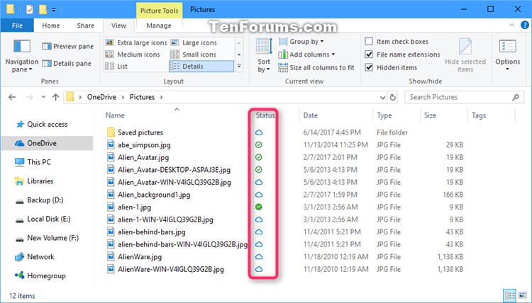 Free Up Space from Locally Available OneDrive Files in Windows 10-onedrive_status.jpg