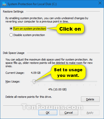 Turn On or Off System Protection for Drives in Windows 10-system_protection_on.png