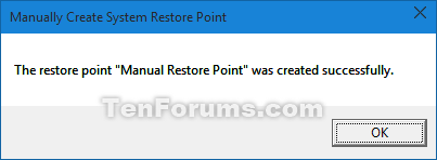 Create System Restore Point shortcut in Windows 10-rp_success_message.png