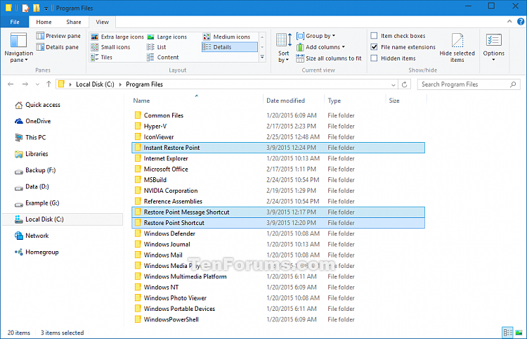 Create System Restore Point shortcut in Windows 10-program_files.png