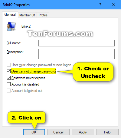 Allow or Prevent User to Change Password in Windows 10-user_cannot_change_password-2.png