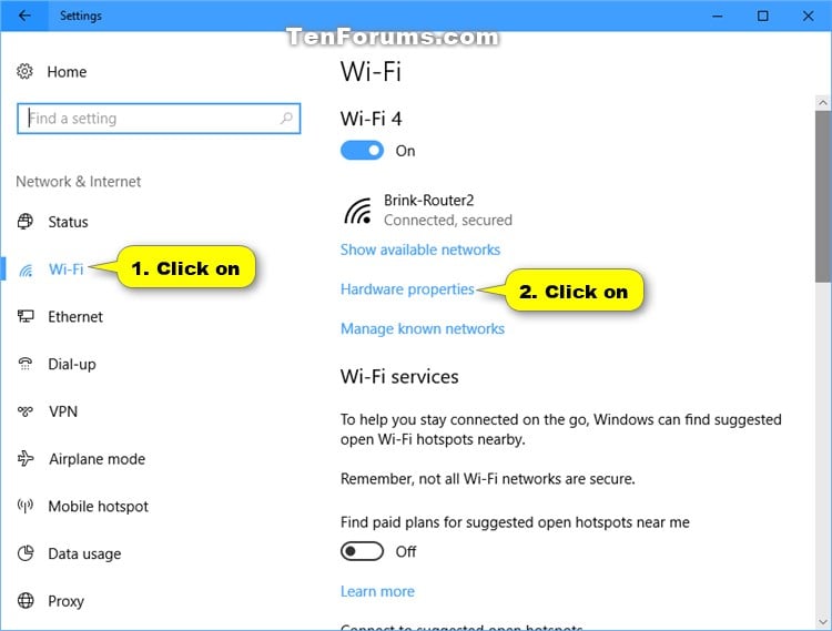 how to find ip and mac address on windows 10