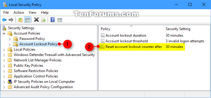Change Reset Account Lockout Counter for Local Accounts in Windows 10-reset_account_lockout_counter_after_secpol-1.png