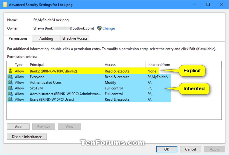 Add Reset Permissions to Context Menu in Windows-explicit_and_inherited_permissions.jpg