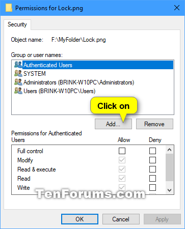 Change Permissions of Objects for Users and Groups in Windows 10-add_user_or_group_permissions-2.png