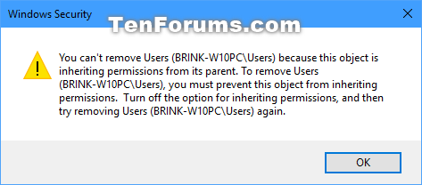 Change Permissions of Objects for Users and Groups in Windows 10-cant_remove.png