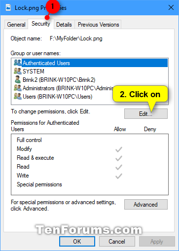 Change Permissions of Objects for Users and Groups in Windows 10-remove_user_or_group_permissions-1.png