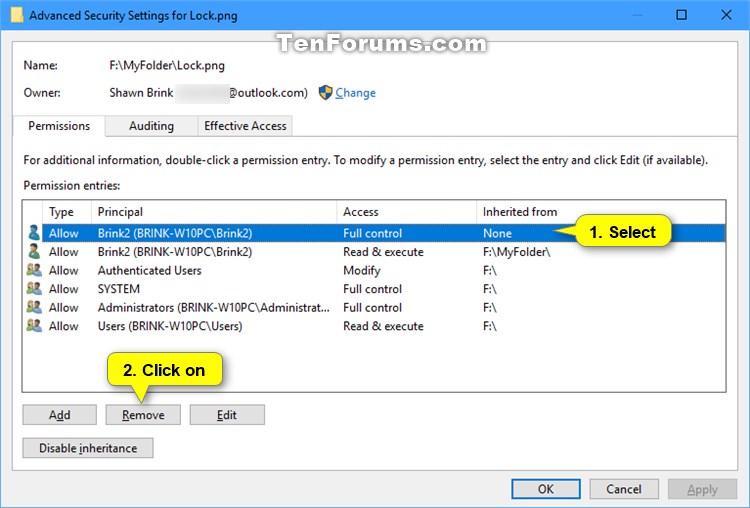 Change Permissions of Objects for Users and Groups in Windows 10-remove_user_or_group_advanced_permissions-2.jpg