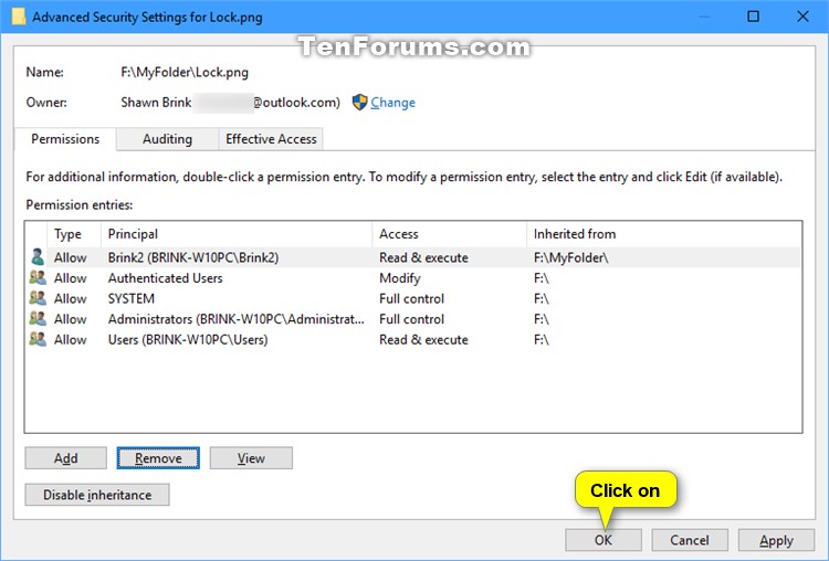 Change Permissions of Objects for Users and Groups in Windows 10-remove_user_or_group_advanced_permissions-3.jpg