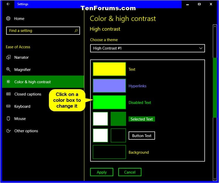 Change Accent Color in Windows 10 Tutorials