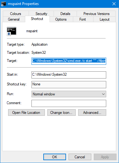 change priority windows 10