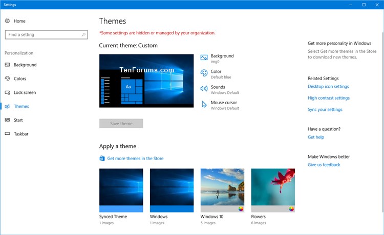 Allow or Prevent Users to Change or Save a Theme in Windows 10-change_save_theme_disabled-1.jpg