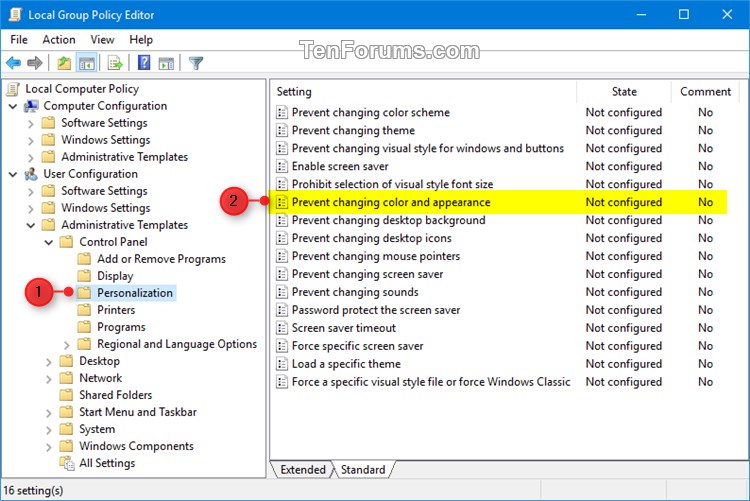 Allow or Prevent Changing Color and Appearance in Windows 10-color_and_appearance_gpedit-1.jpg