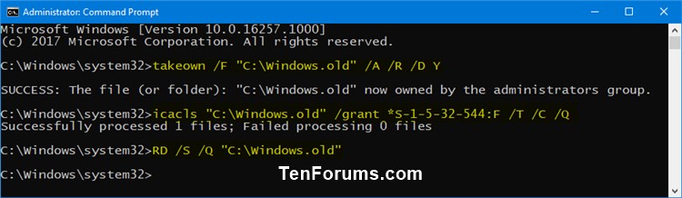 How to Delete Windows.old and $Windows.~BT folders in Windows 10-delete_windows.old_folder_command.jpg