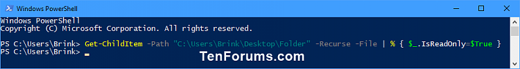 Set or Unset Read-only Attribute of Files and Folders in Windows 10-set_read-only_subfolders_and_files_powershell.png