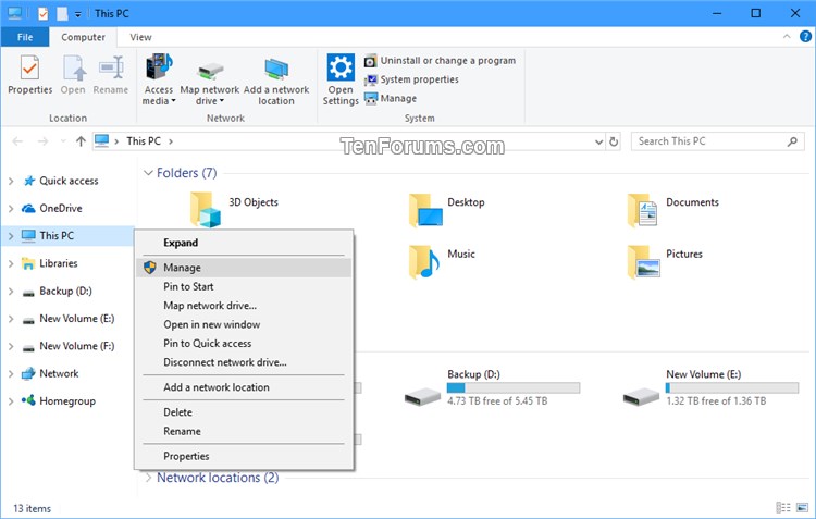 Remove Manage from This PC Context Menu in Windows 10-this_pc_file_explorer_navigation_pane.jpg