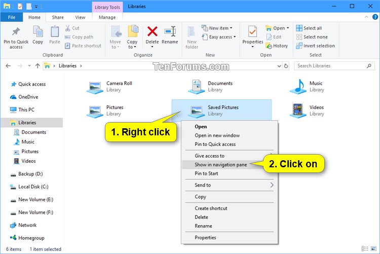Hide or Show a Library in Navigation Pane in Windows 10-show_library_right_click.jpg