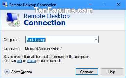 Remove Computer Entries from Remote Desktop Connection in Windows 10-rdc-1.png