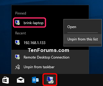 Remove Computer Entries from Remote Desktop Connection in Windows 10-unpin_rdc.png