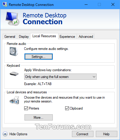 Save Remote Desktop Connection Settings to RDP File in Windows-rdc_settings-3.png