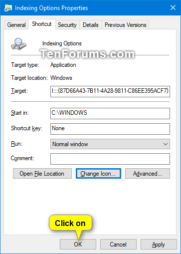 Create Indexing Options Shortcut in Windows 10-indexing_options_shortcut-6.png