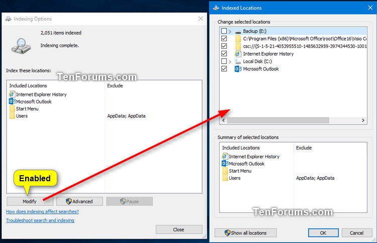 Enable or Disable Modifying Indexed Locations in Windows-modify_indexed_options-enabled.jpg