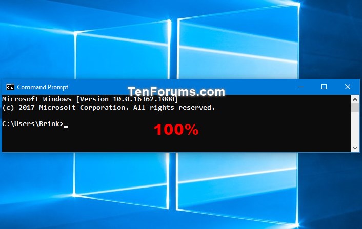 Change Transparency Level of Console Window in Windows 10-command_prompt_100_opacity.jpg